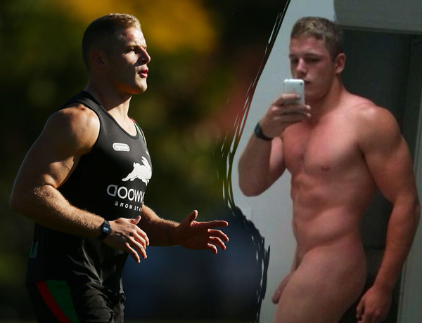 rugby player George Burgess nude naked penis