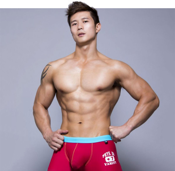 asian male model peter le andrew christian underwear