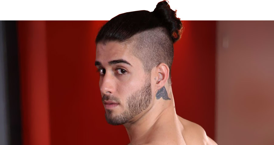 diego-sans-men-man-bun-top-knot-hairstyle
