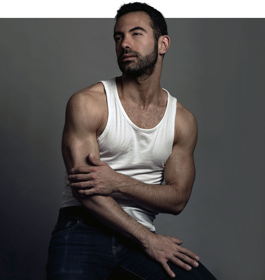 male model actor sebastian bash deltas photographed by angel ruiz